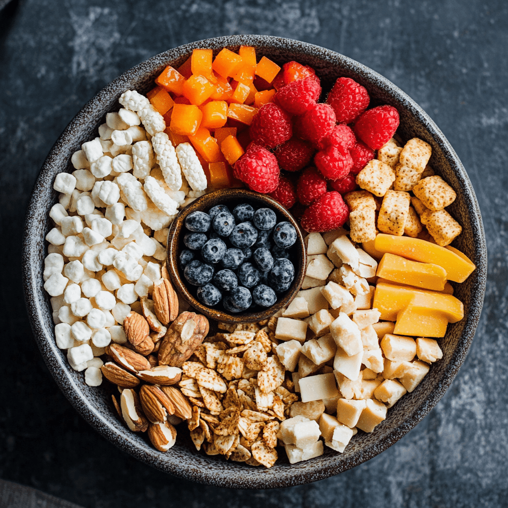 Creamy and crunchy high-protein vegan snacks ready to serve