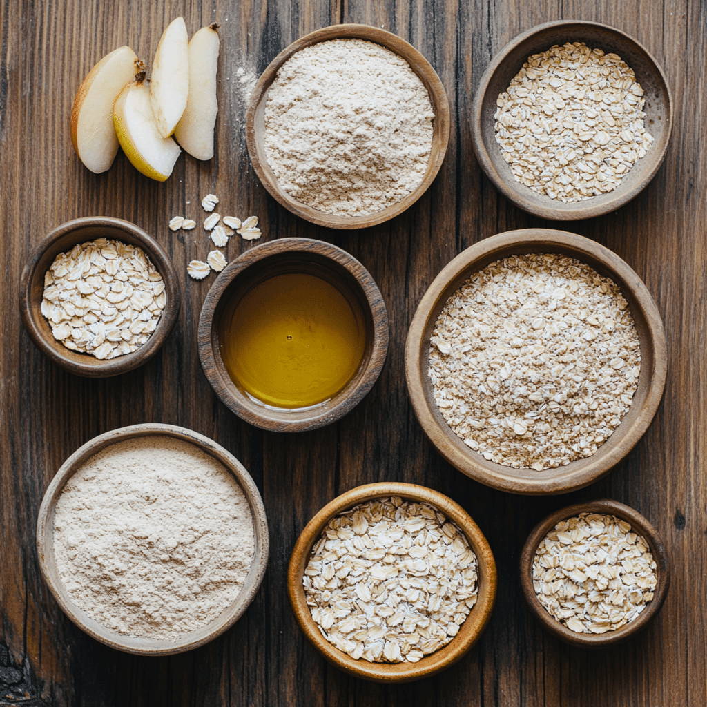 ingredients for allergy friendly gluten free vegan baking