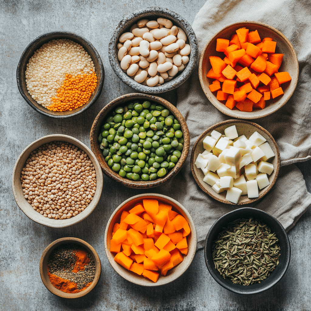 gluten free vegan soup ingredients