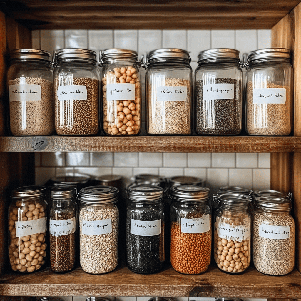 Pantry staples for gluten-free vegan weight loss meals