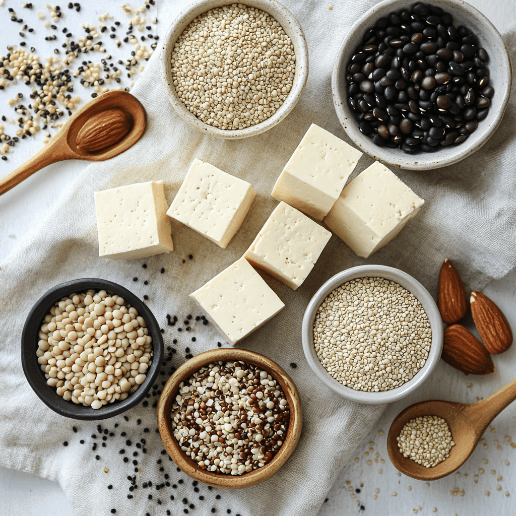 Plant-based gluten free vegan protein sources