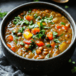 gluten free vegan soup recipe card