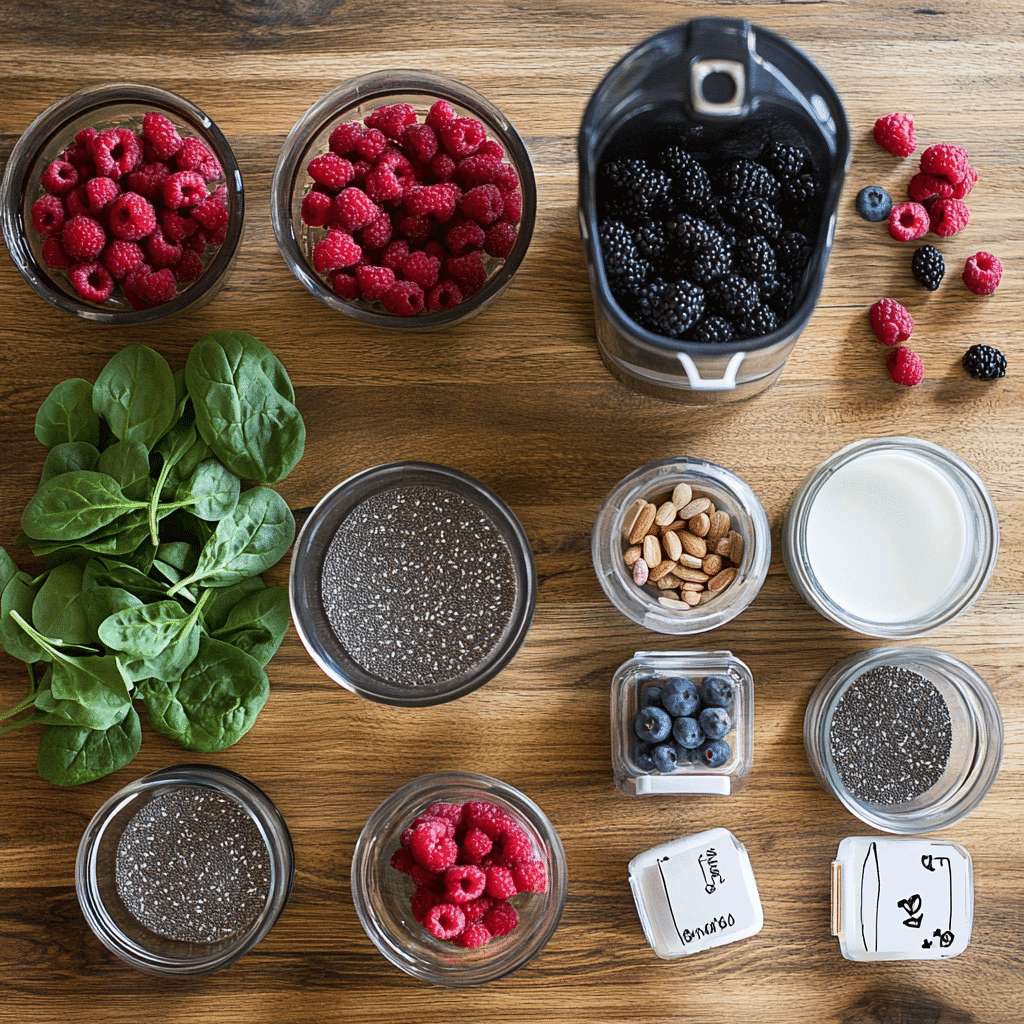 Gluten-free vegan smoothie ingredients for weight loss