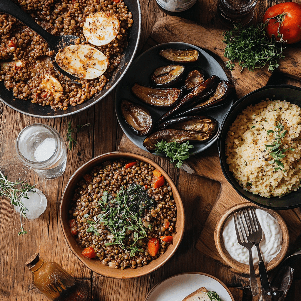 Italian-inspired gluten-free vegan dishes