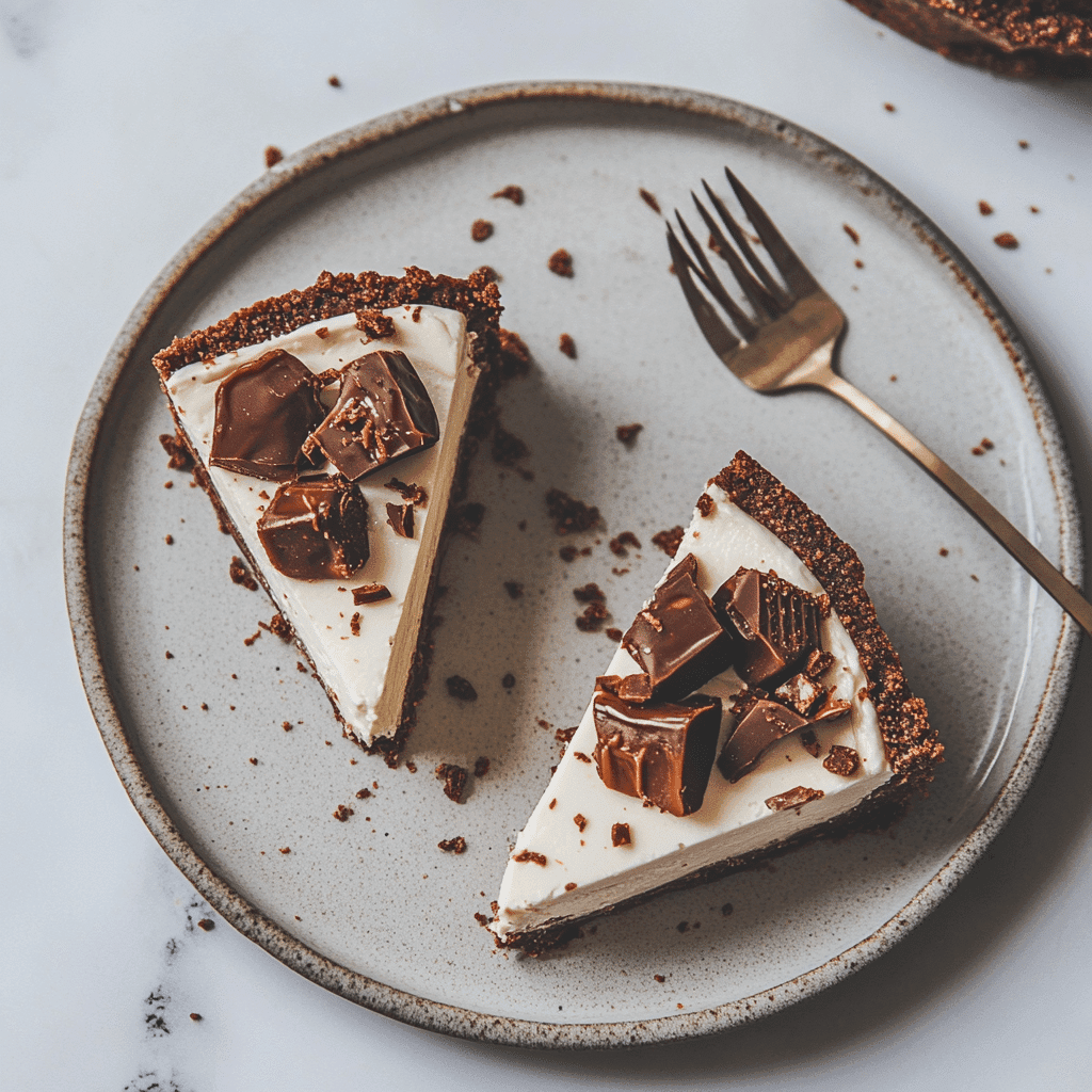 sugar free gluten free vegan Snickers pie and cheesecake