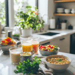 gluten free vegan breakfast recipe card