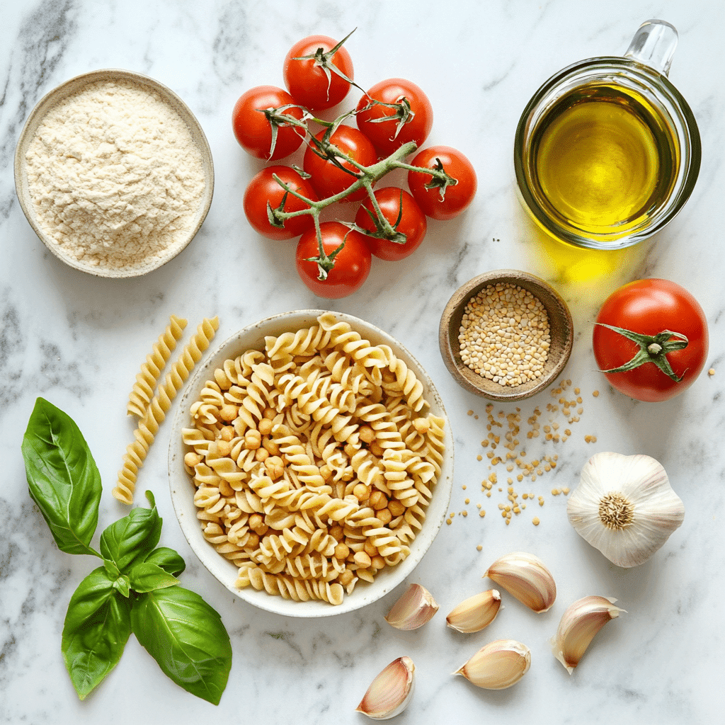 Gluten-free and vegan ingredients for Italian-style cooking